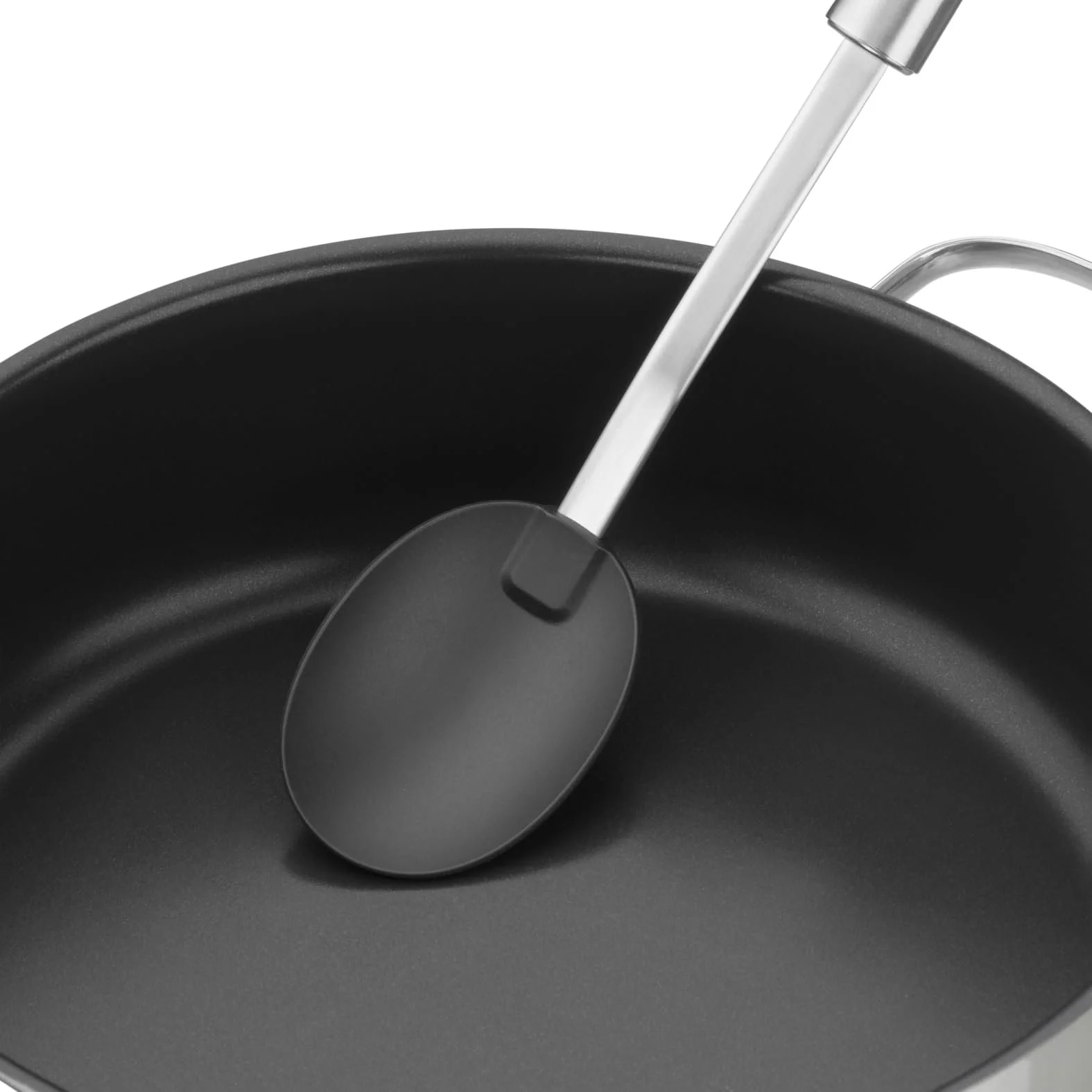 Ложка для сервірування Silit Classic Line велика 33 см, полірована нержавіюча сталь, пластик, фото №4