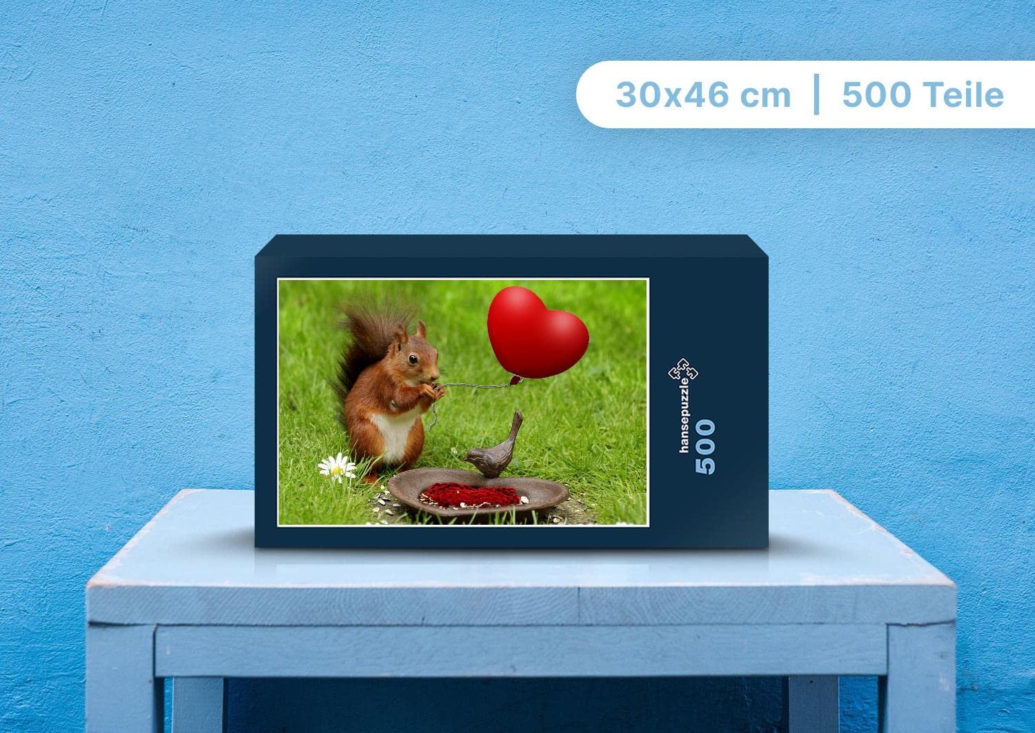 Пазл Hansepuzzle 18889 Squirrel Белка 500 элементов 46 x 30 см, фото №2