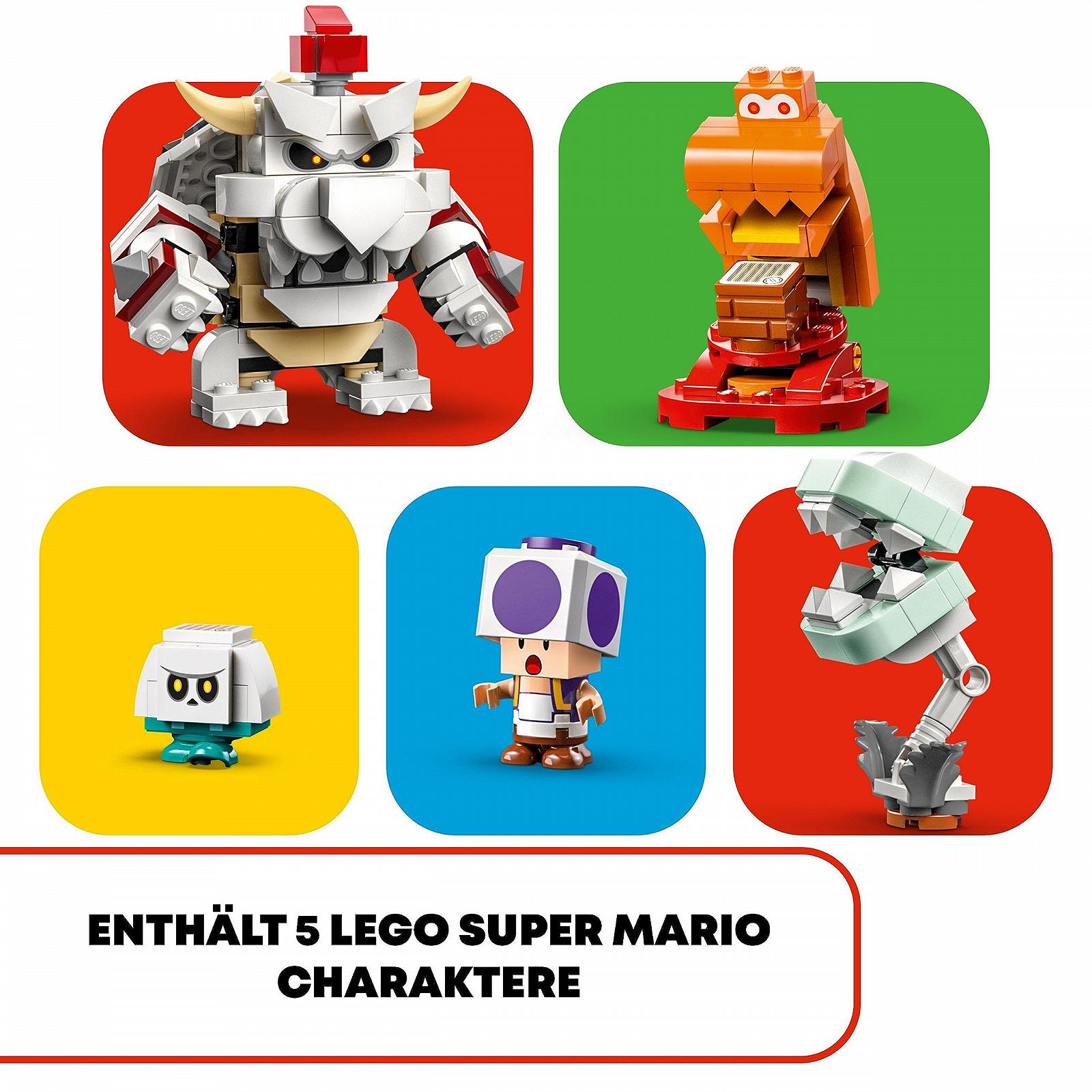 Конструктор LEGO Super Mario Fortress Battle Expansion Set Bone Bowsers 71423, фото №4
