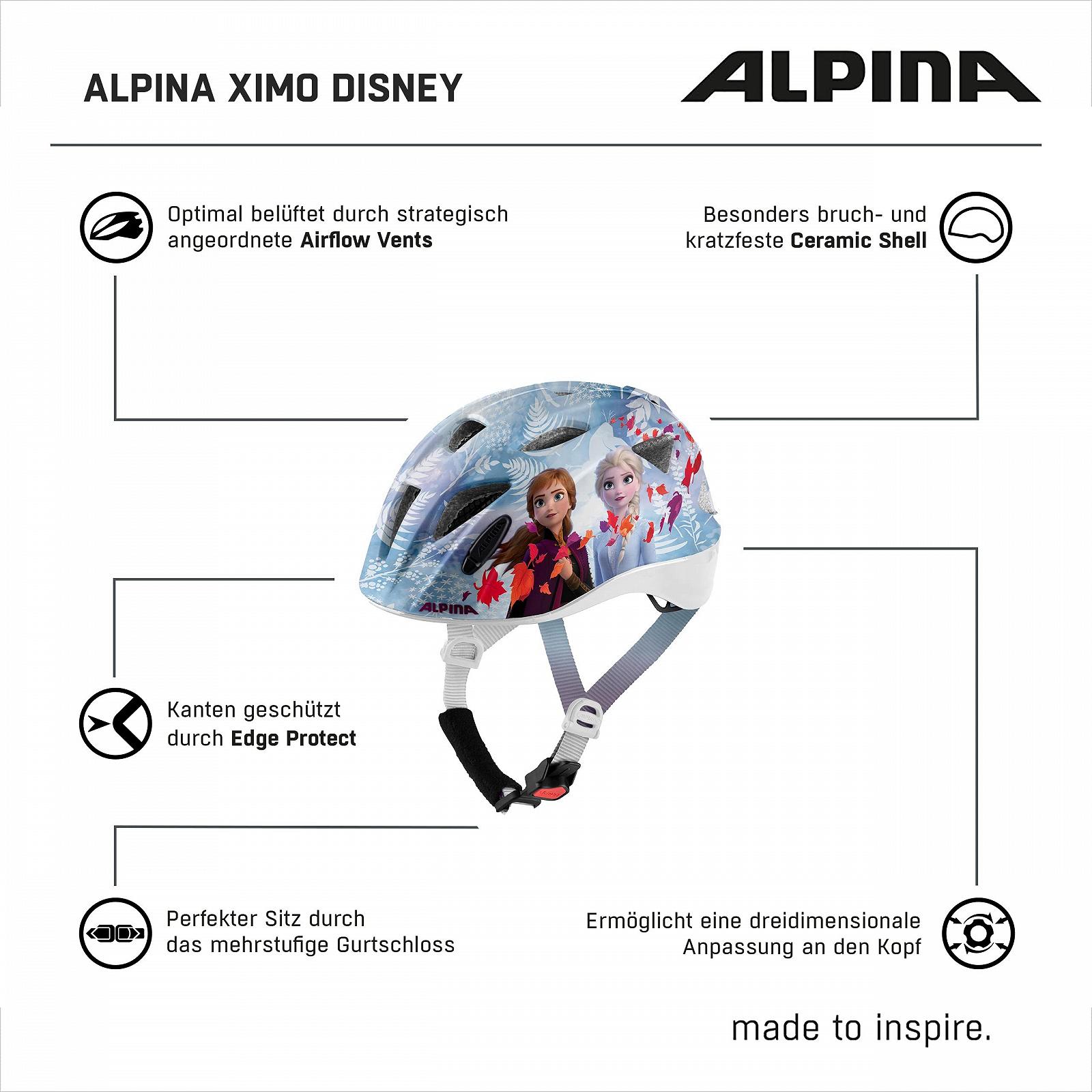 Велосипедный шлем ALPINA Ximo Disney Girls, фото №6