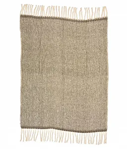 Покривало itsisa Пухнасте мохерове світло-сіре 130x170 см synthetic.ua - Фото 1