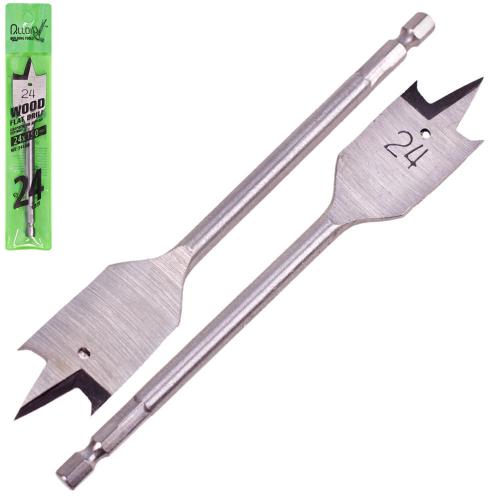 Alloid Сверло по дереву перьевое 24x150мм (WF-24150), фото №1 Alloid Сверло по дереву перьевое 24x150мм (WF-24150), фото №1