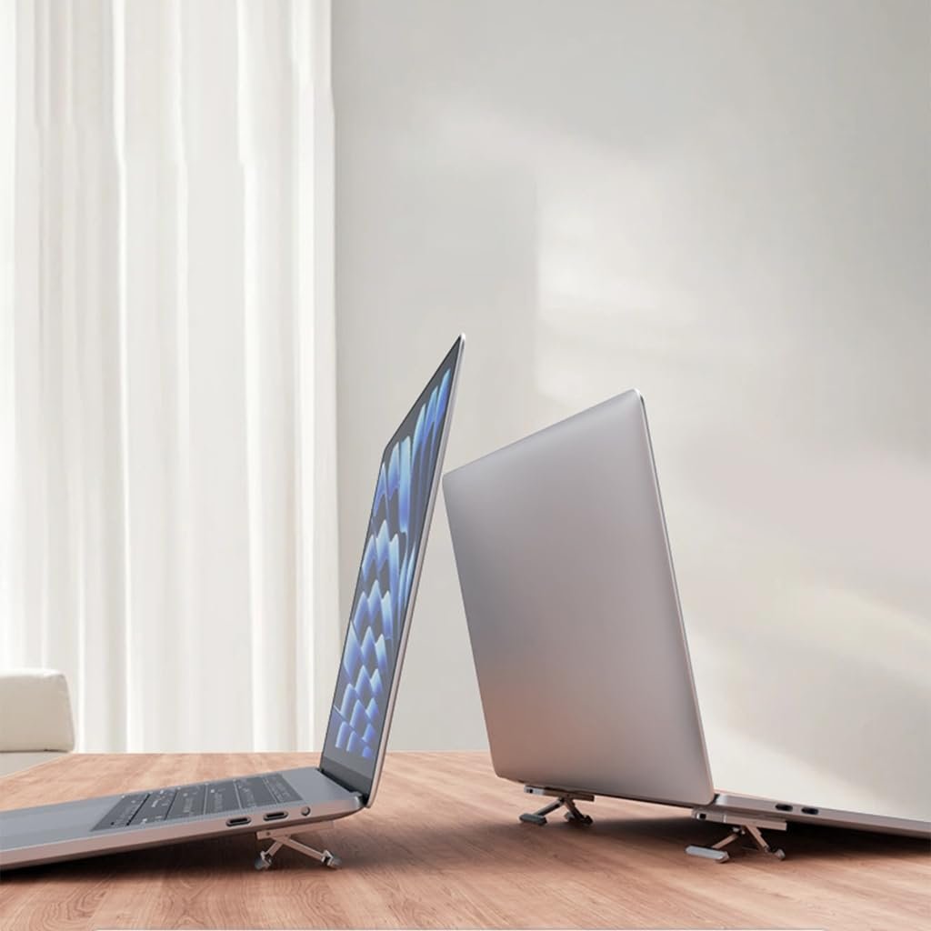 Підставка для ноутбука Охолоджуюча невидима з регульованим кутом нахилу, нековзною клейкою основою для надійного кріплення до ноутбука, фото №3 Підставка для ноутбука Охолоджуюча невидима з регульованим кутом нахилу, нековзною клейкою основою для надійного кріплення до ноутбука, фото №3