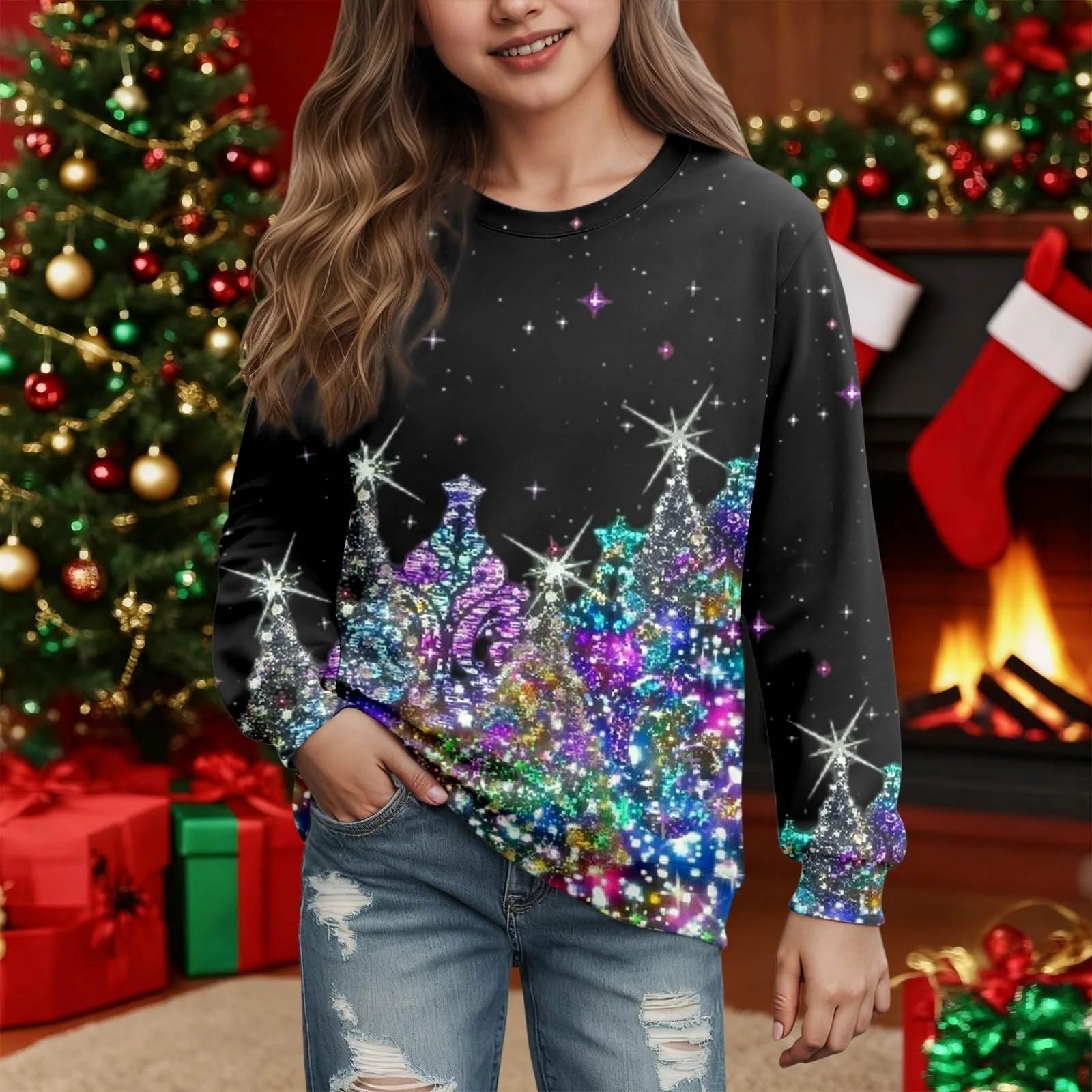 Пуловер для мальчиков и девочек, фото №3