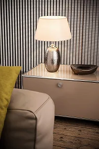 Основание для лампы Eglo Sawtry E27 1x60 Вт винтажное литой алюминий никель IP20 220-240 В synthetic.ua - Фото 1