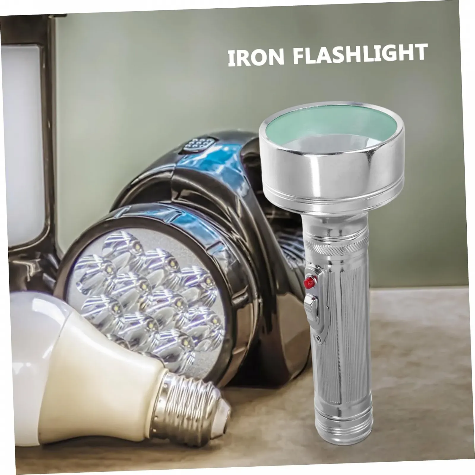 Ліхтарик Veemoon Retro Алюмінієвий Живлення від батарей Класичний дизайн, фото №8