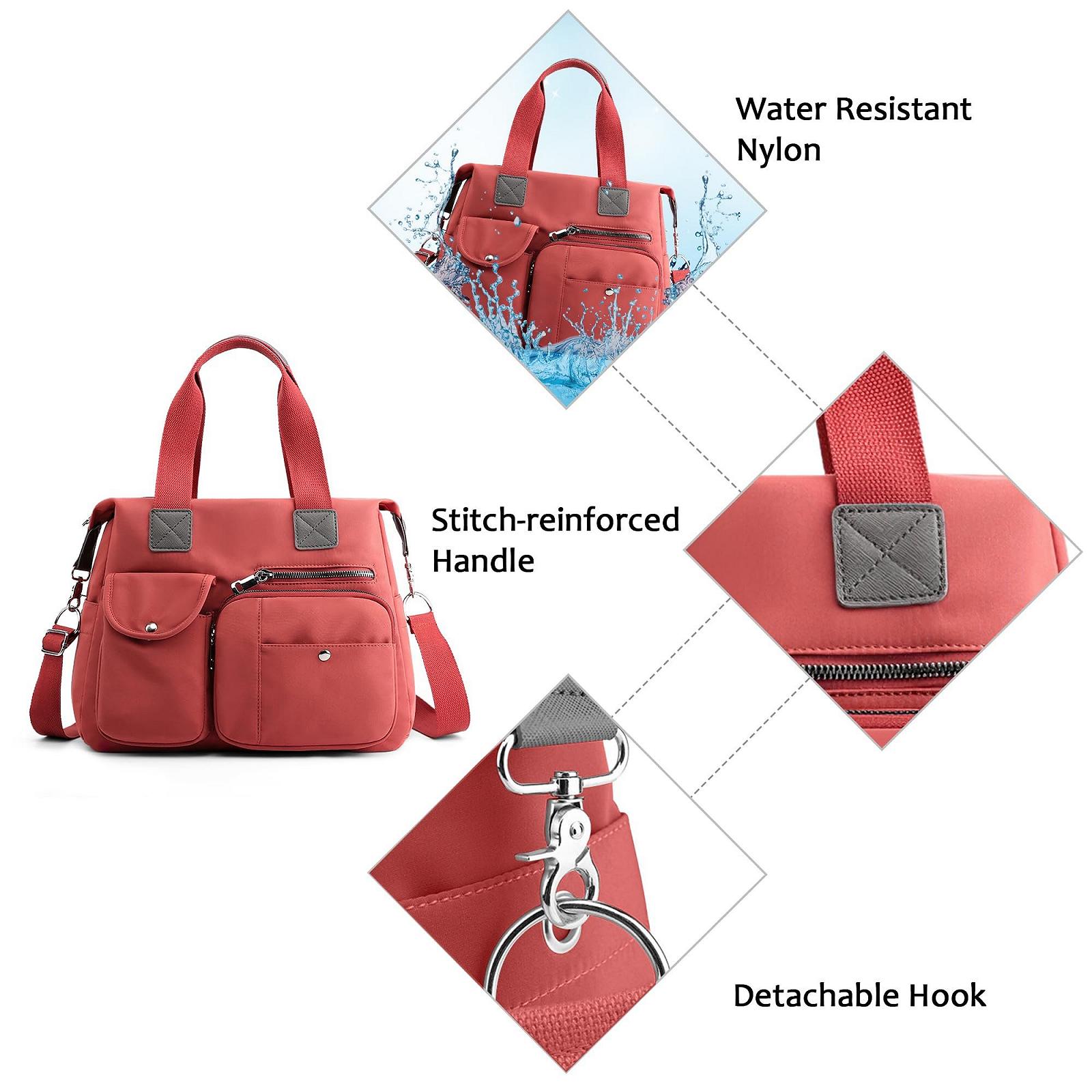 Сумка SODOLLEE E-BK, червона (red A), повсякденна, фото №3