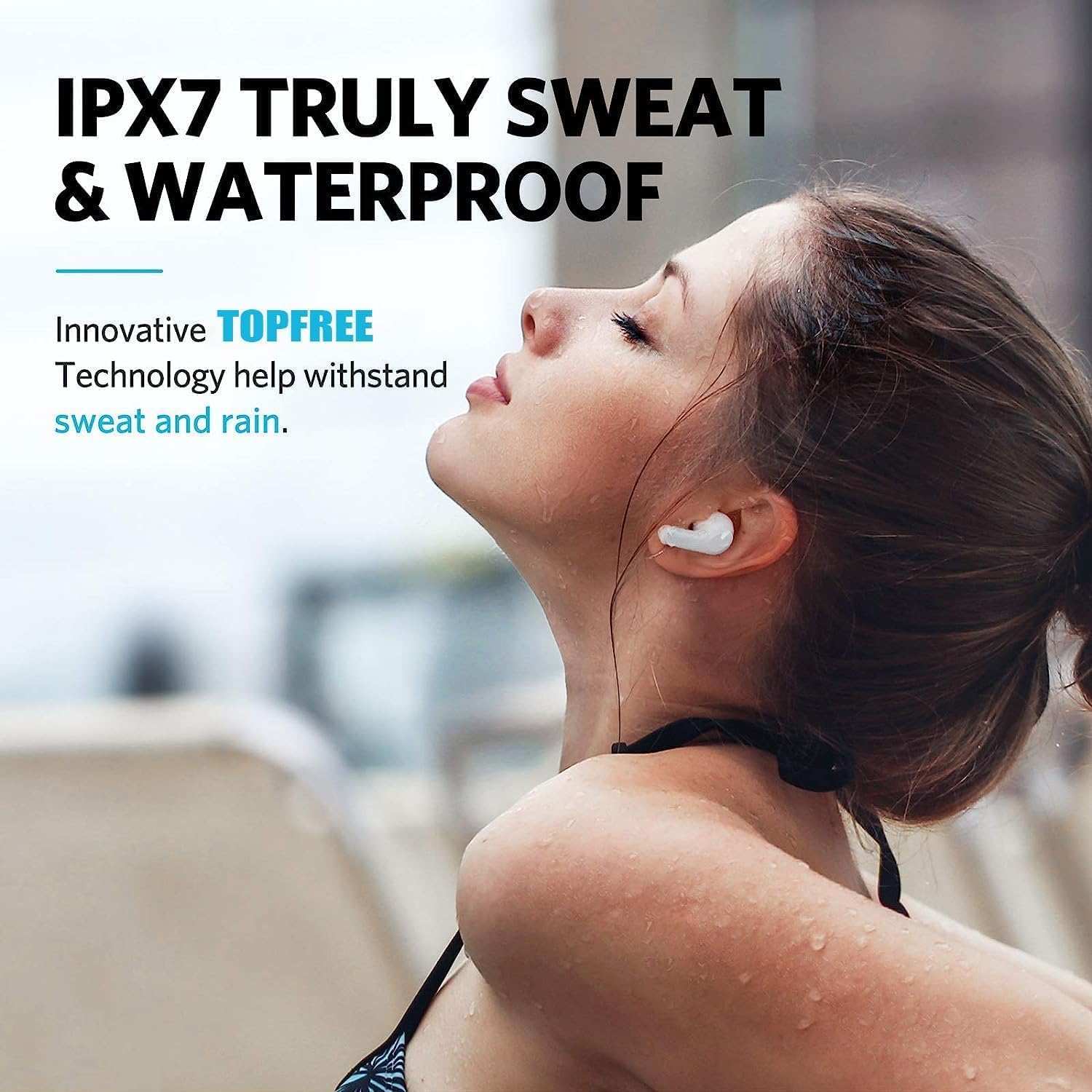 Наушники Bluetooth Air Buds Pods Внутриканальные Bluetooth 5.3 Беспроводные наушники Air Pro Шумоподавление для погружающего звука IPX7 Водонепроницаемые Смарт сенсорные Беспроводные для iPhone, фото №6