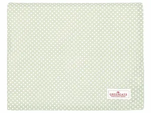 Скатертина GreenGate Dotty Блідо-зелена 145 x 250 см - Фото 1