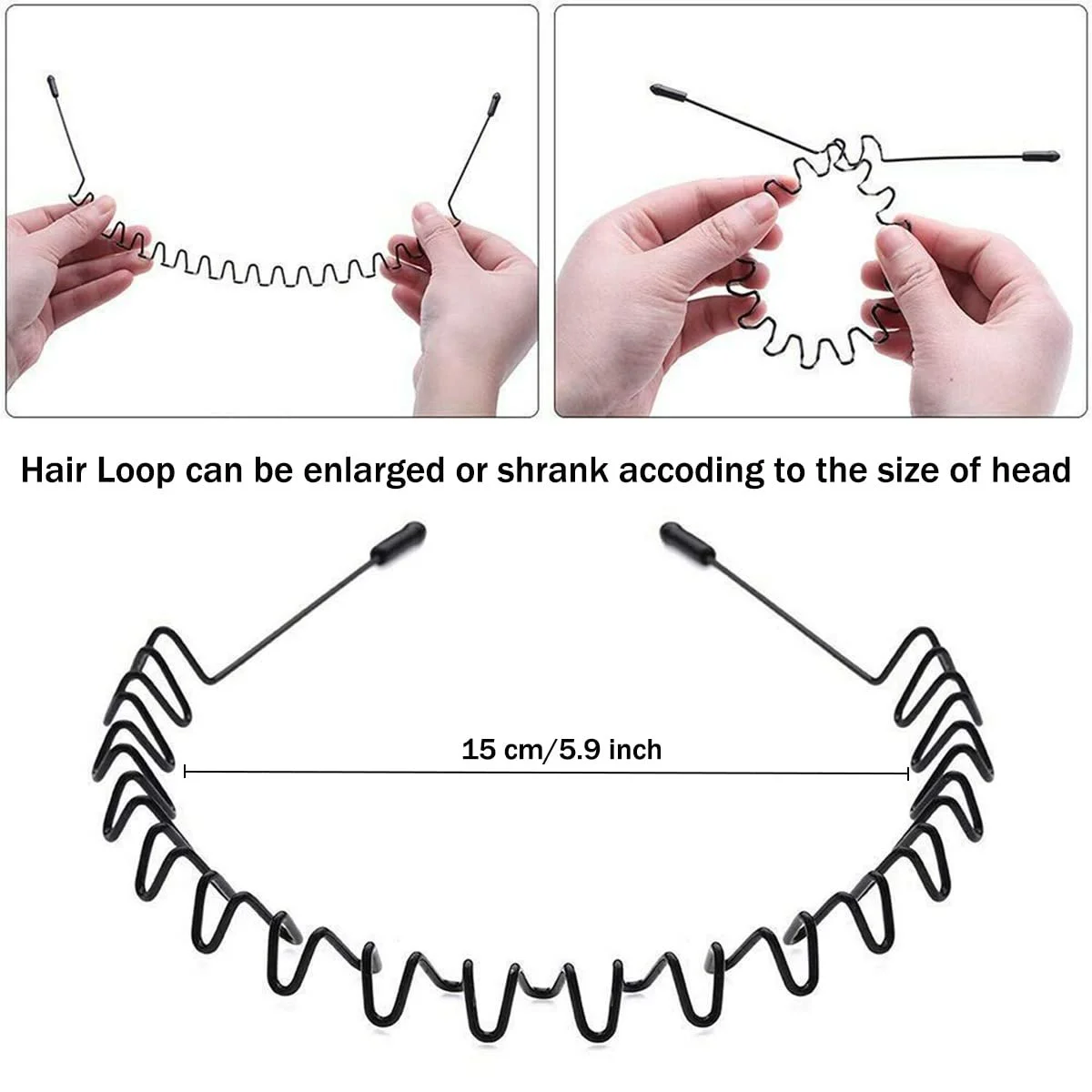 Металлическая Обруч на Главу Унисекс, фото №3