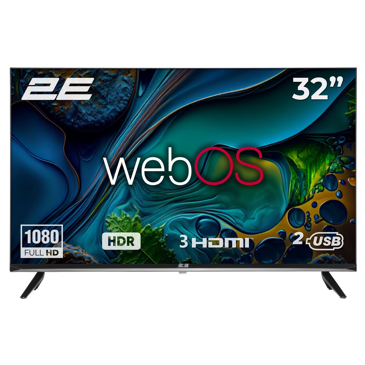 Телевізор 32" 2E LED FHD 60Hz Smart WebOS Black (2E-32A07KW), фото №1 Телевізор 32" 2E LED FHD 60Hz Smart WebOS Black (2E-32A07KW), фото №1