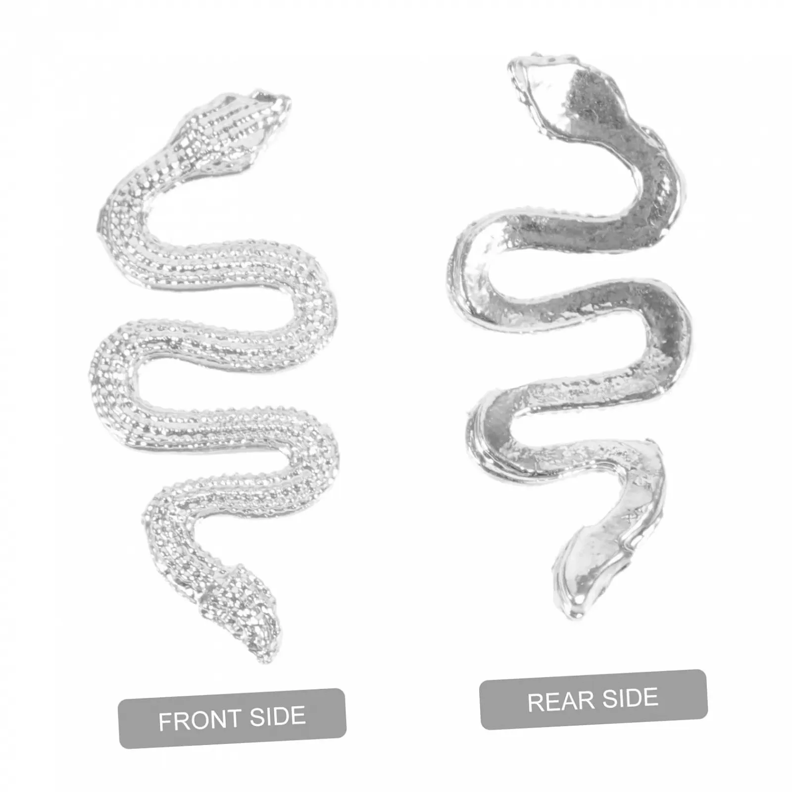 FRCOLOR Набор украшений для ногтей 120 шт. Помпон Магнитные украшения для детей Змеиный дизайн ногтей Змеиные украшения для ногтей Стразы для мобильного телефона 3D, фото №3