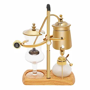 Сифонная кофеварка 400 ml Gold synthetic.ua - Фото 1