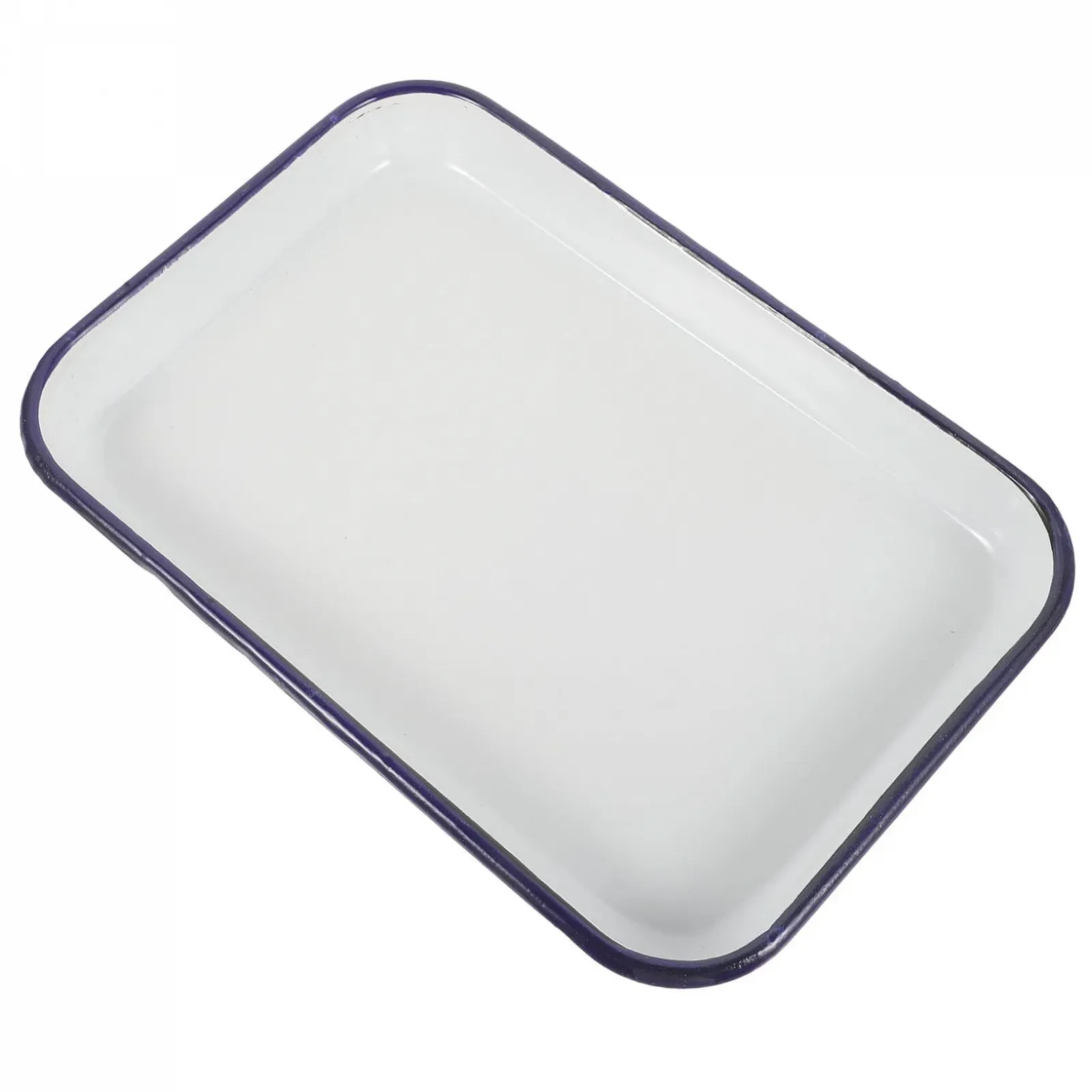 Деко емальовані GALPADA Набір з 3 шт. квадратні з антипригарним покриттям білі, фото №4