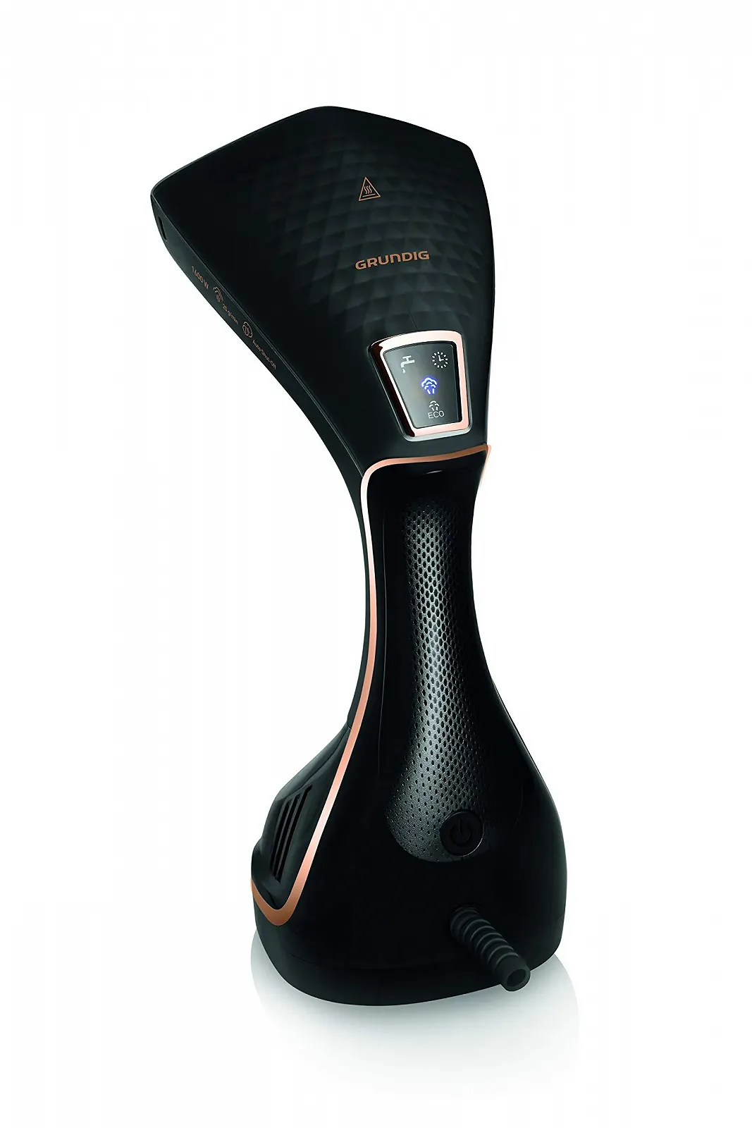 Вертикальный отпариватель Grundig ST7950 Black/Copper и машинка для удаления катышков Philips Black/Gold, фото №3