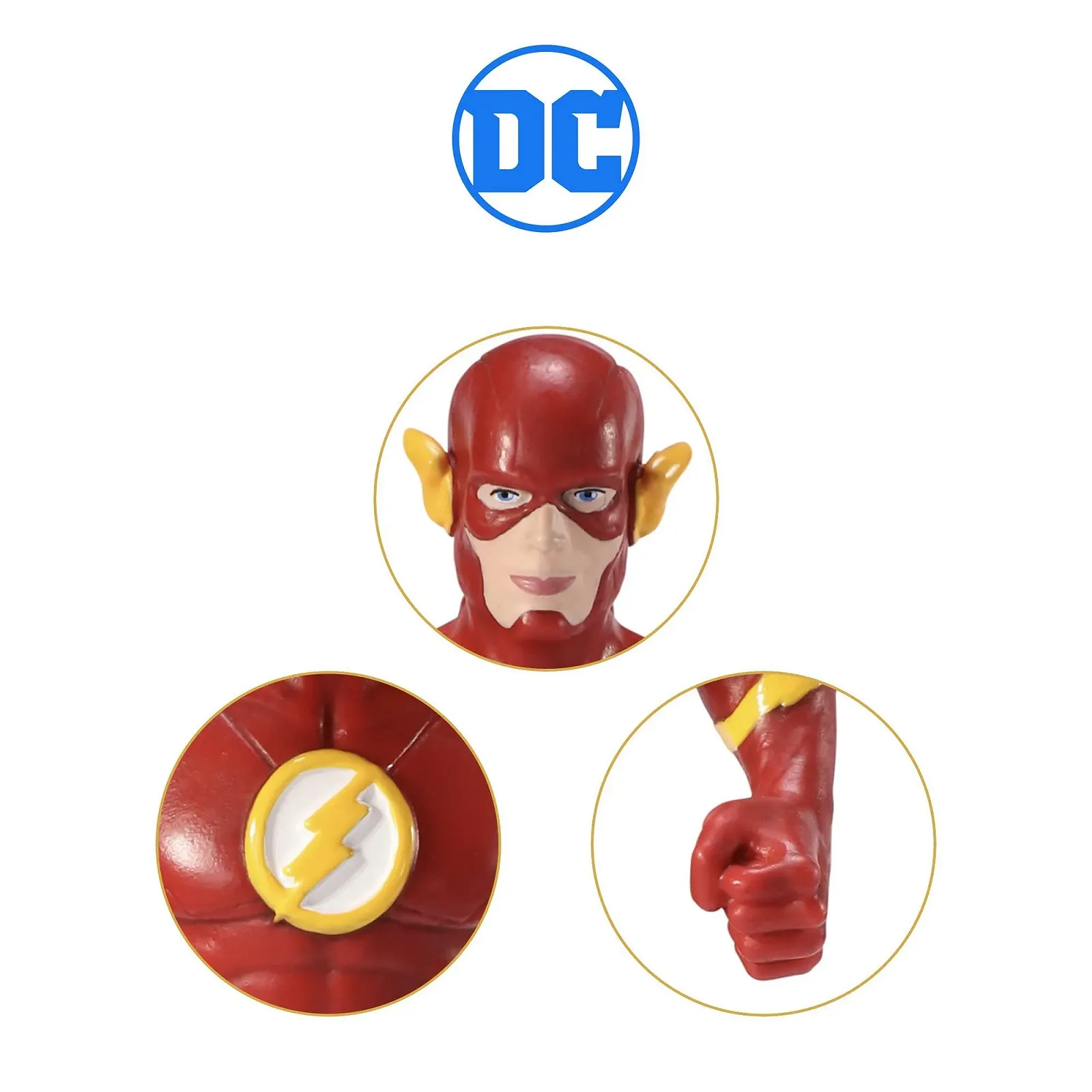 Гнучка фігурка The Noble Collection DC Flash Mini Bendyfig, фото №4