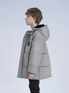 Куртка стьобана maoo garden для хлопчиків з флісовою підкладкою synthetic.ua - Фото 1