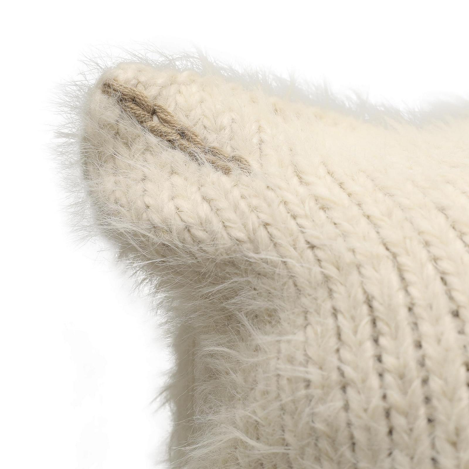 В'язана шапка з котячими вушками ZLYC Slouchy Grunge Мила зимова, фото №6