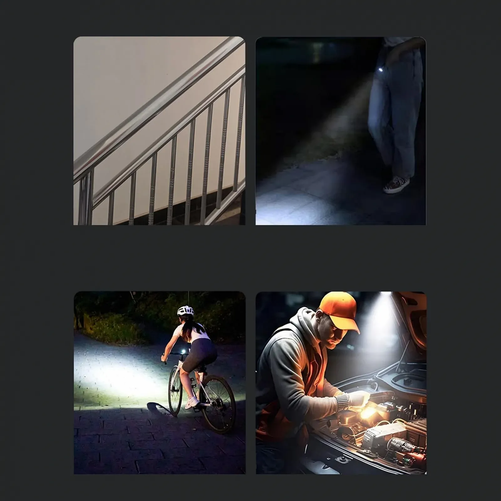 Ліхтарик Mini LED, ABS Type-C Перезаряджуваний, Компактний і Портативний, фото №4