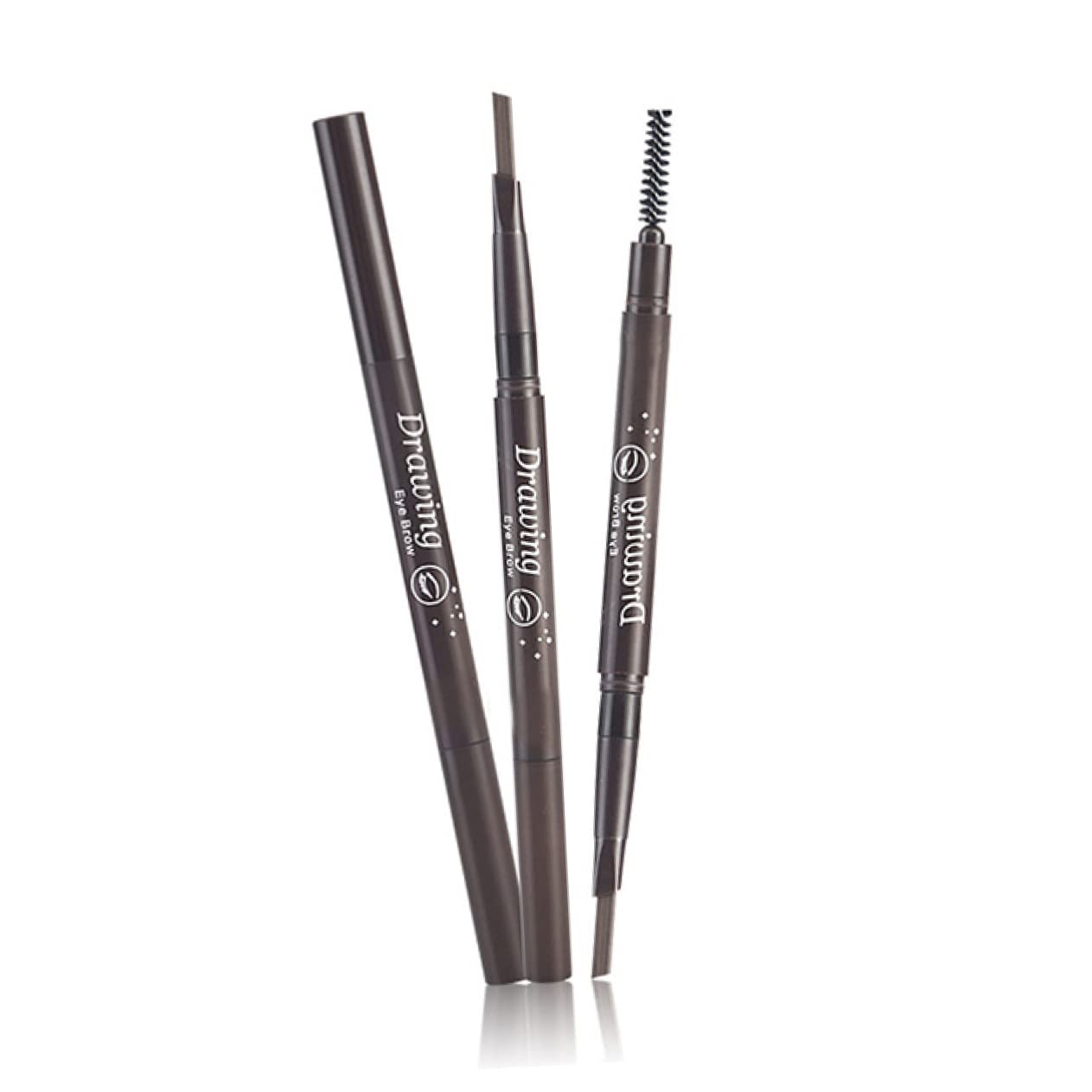 Щетка FRCOLOR 2 1 Кофейный для бровей, фото №1