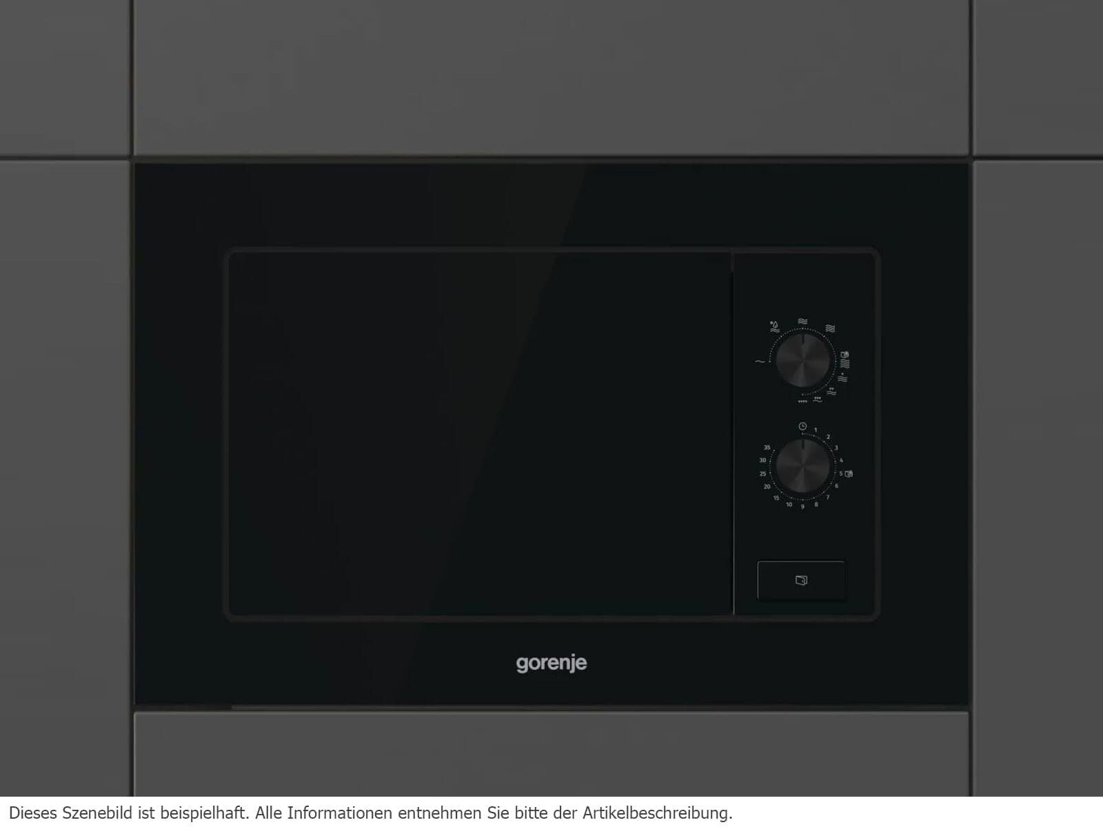 Микроволновая печь Gorenje BM171EG1B - 743445 Встраиваемая с грилем Черная, фото №2