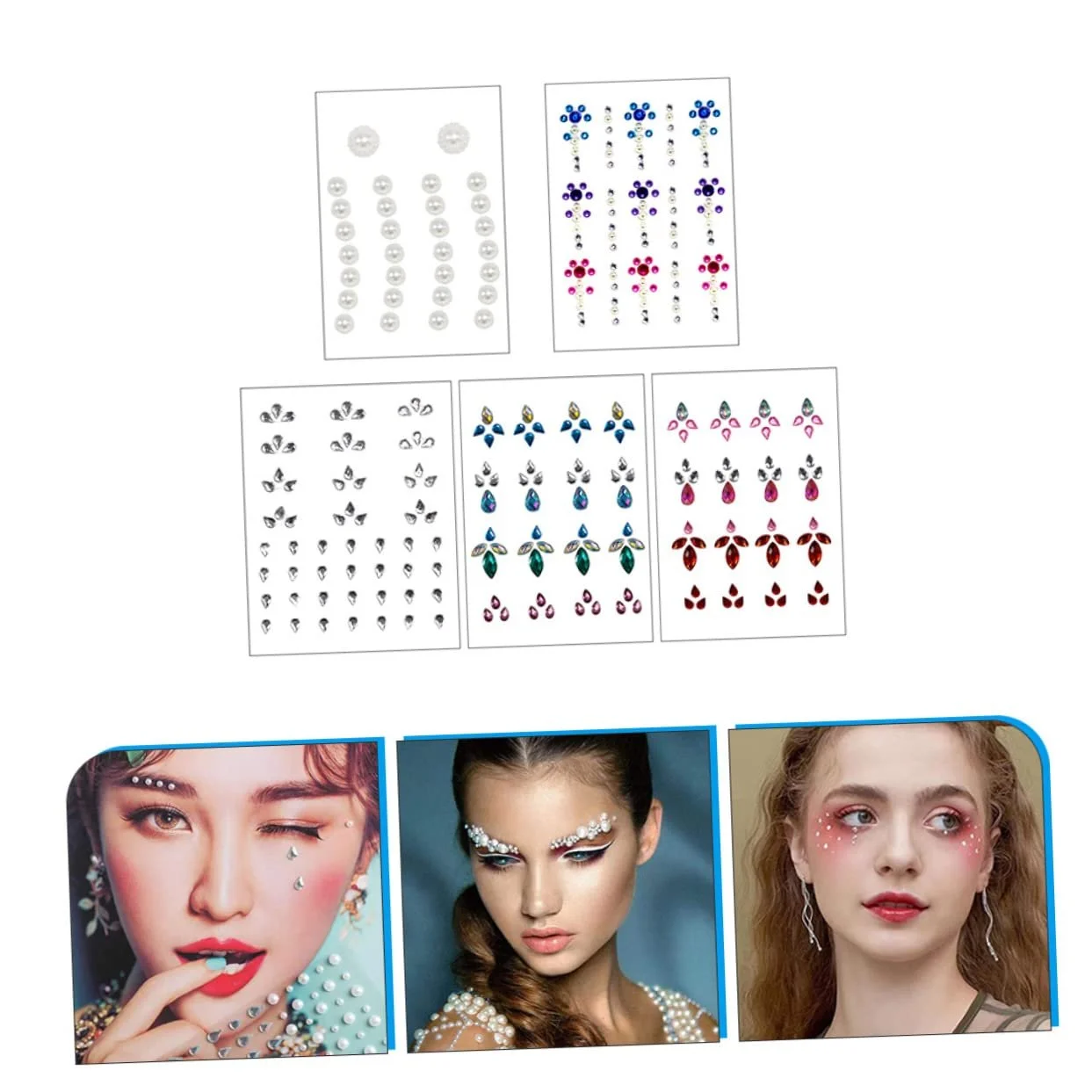 Стрази Самоклеючі для манікюру 15 шт., фото №4