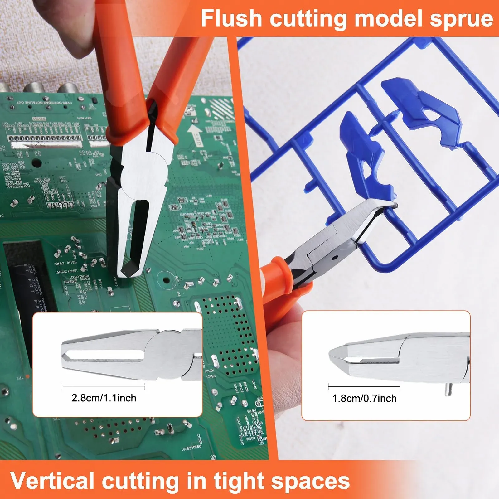 Плоскогубцы LEONTOOL Малый набор 4 шт. для резки вровень, фото №3 Плоскогубцы LEONTOOL Малый набор 4 шт. для резки вровень, фото №3