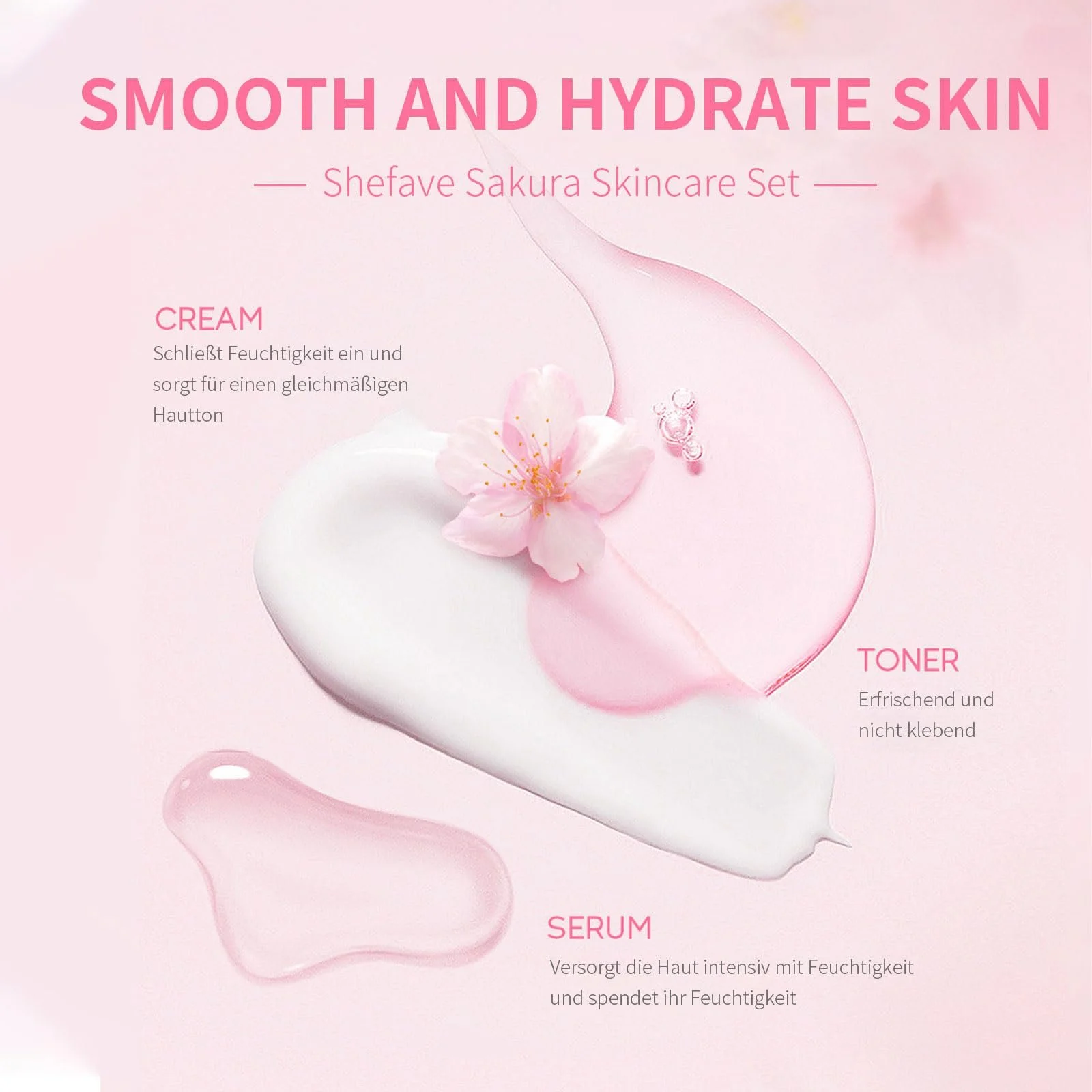 Набір для догляду за обличчям Sakura для жінок, фото №1