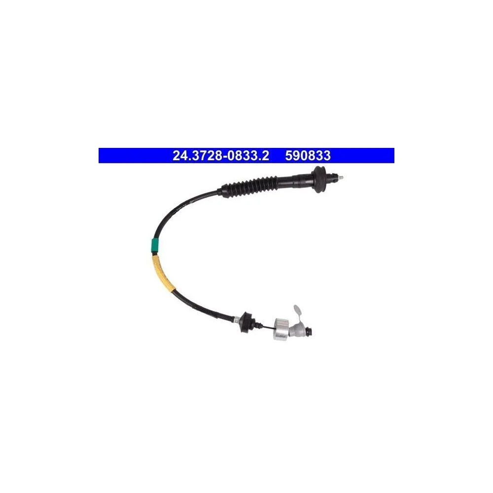 Трос сцепления ATE 24.3728-0833.2, фото №1
