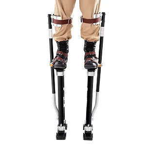 Строительные ходули VEVOR / Алюминиевые / Регулируемая высота 61-102 см / Погрузка до 103 кг / Серебристые - Фото 1