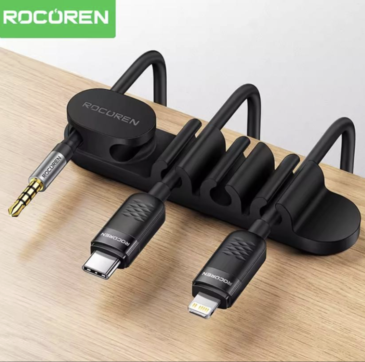 Органайзер кабелю фіксатор силіконовий тримач для дротів usb 1 шт Чорний, фото №1 Органайзер кабелю фіксатор силіконовий тримач для дротів usb 1 шт Чорний, фото №1