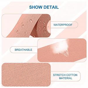 Лента для подтяжки лица 2 шт Бренд не указан 2.5 см x 5 м Бежевый synthetic.ua - Фото 1