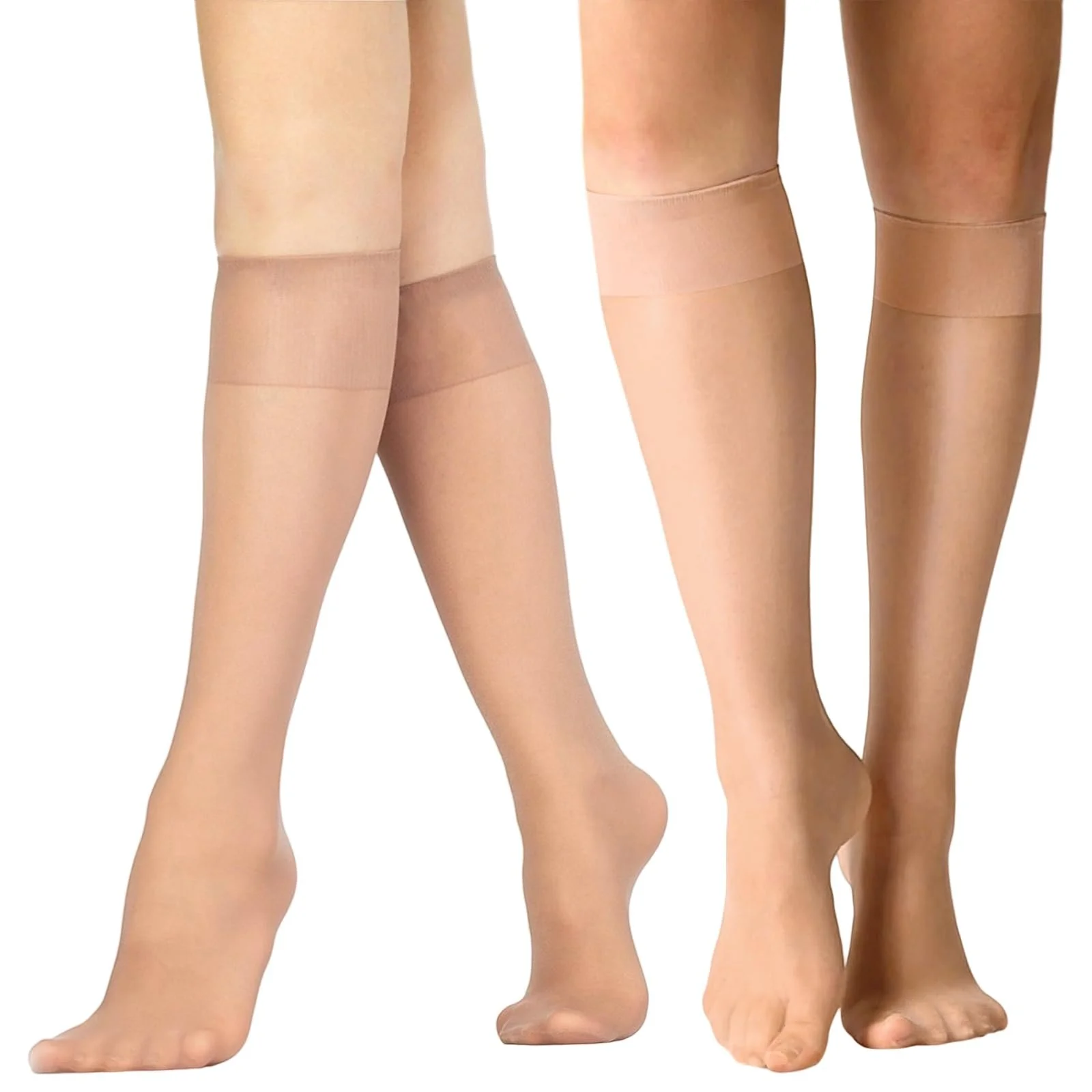 Жіночі гольфи 20D, тонкі панчохи, 12 пар, фото №1