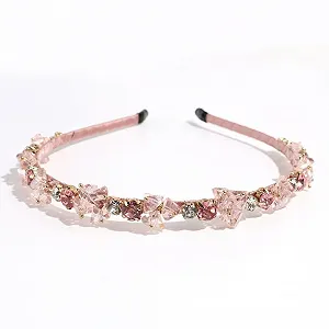 Винтажный обруч для волос с кристаллами - Фото 1