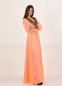 Платье Enna Levoni L Оранжевый (ND-5116-Orange) synthetic.ua - Фото 1