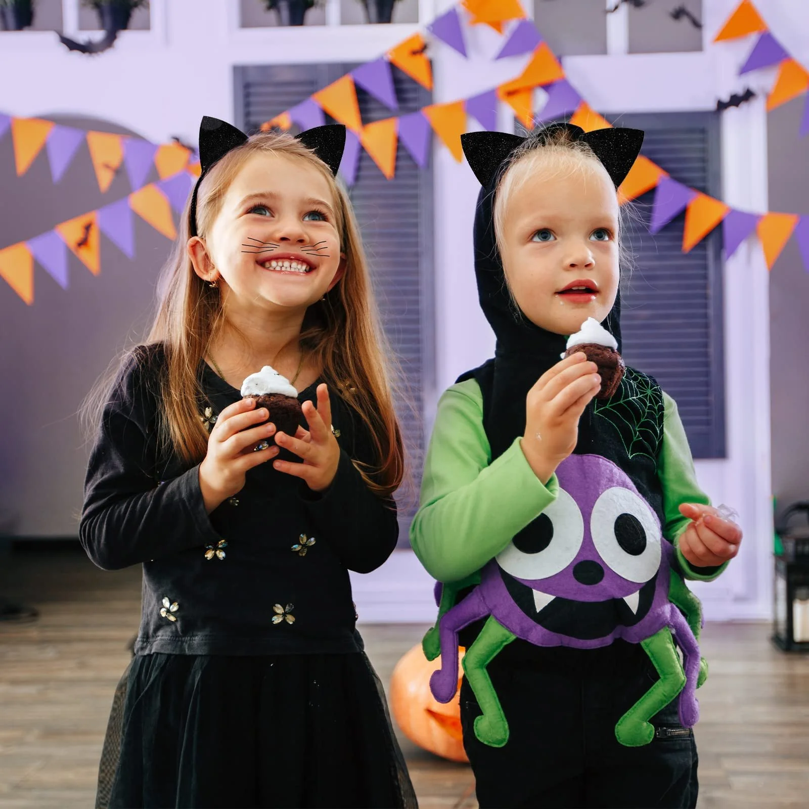 Обруч Вушка Чорного Кота для Жінок та Дівчат Блискучий, фото №4 Обруч Вушка Чорного Кота для Жінок та Дівчат Блискучий, фото №4