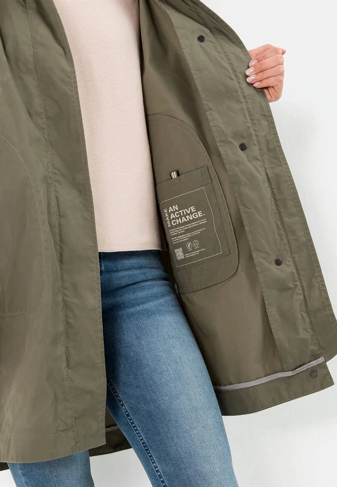 Парка camel active Жіноча Зроблена з суміші органічної бавовни, фото №7 Парка camel active Жіноча Зроблена з суміші органічної бавовни, фото №7