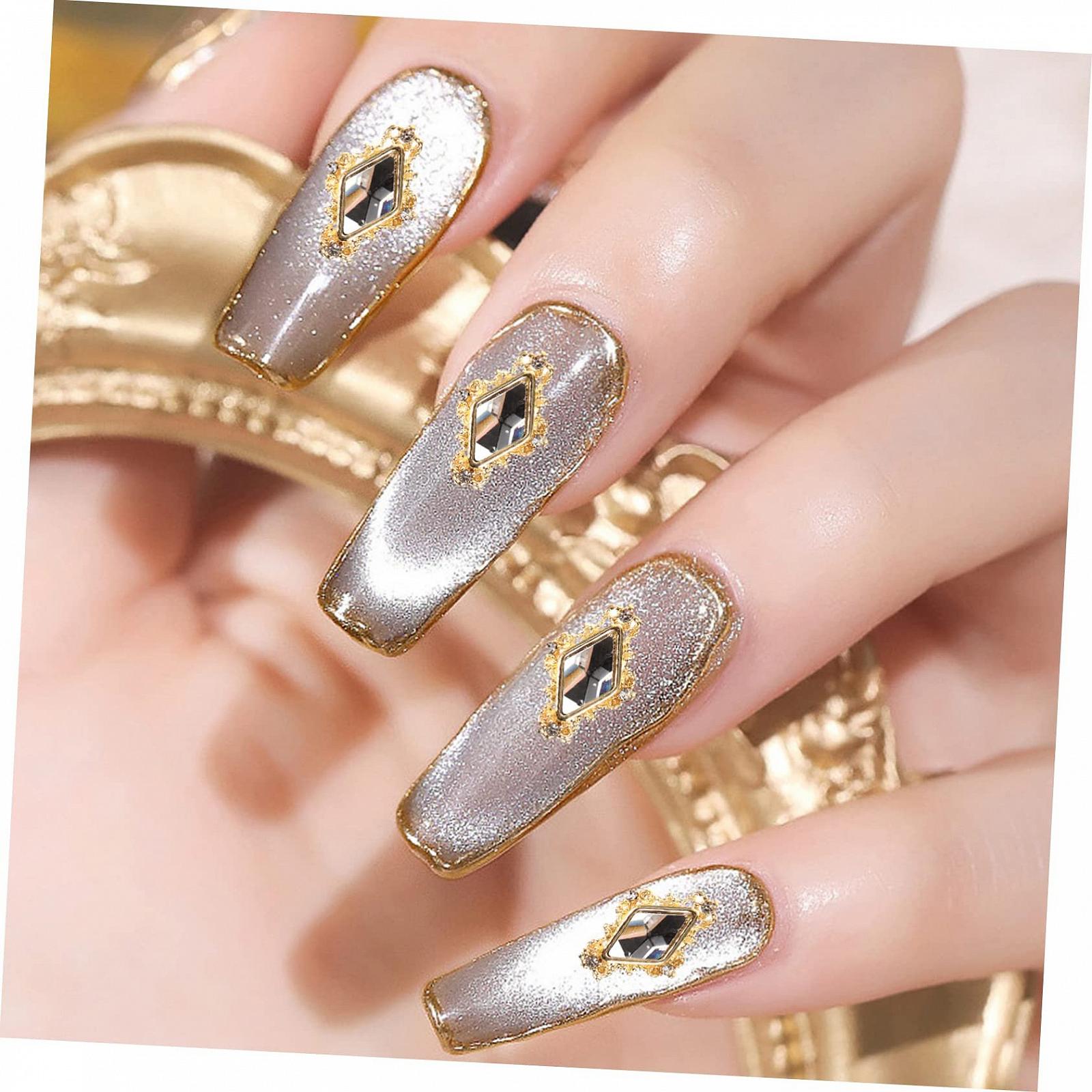 Набор украшений для ногтей Сердце FRCOLOR 90 шт., стразы для макияжа, драгоценные камни для маникюра, набор подвесок для ногтей для женщин, фото №9