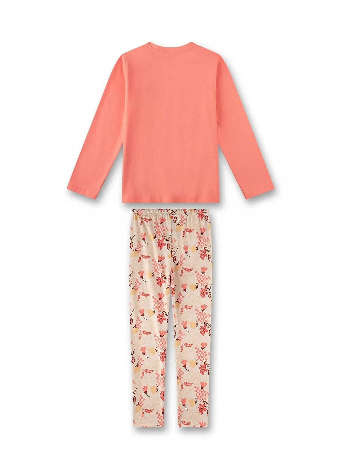 Комплект пижамный Sanetta Для девочек Оранжевый, фото №2 Комплект пижамный Sanetta Для девочек Оранжевый, фото №2