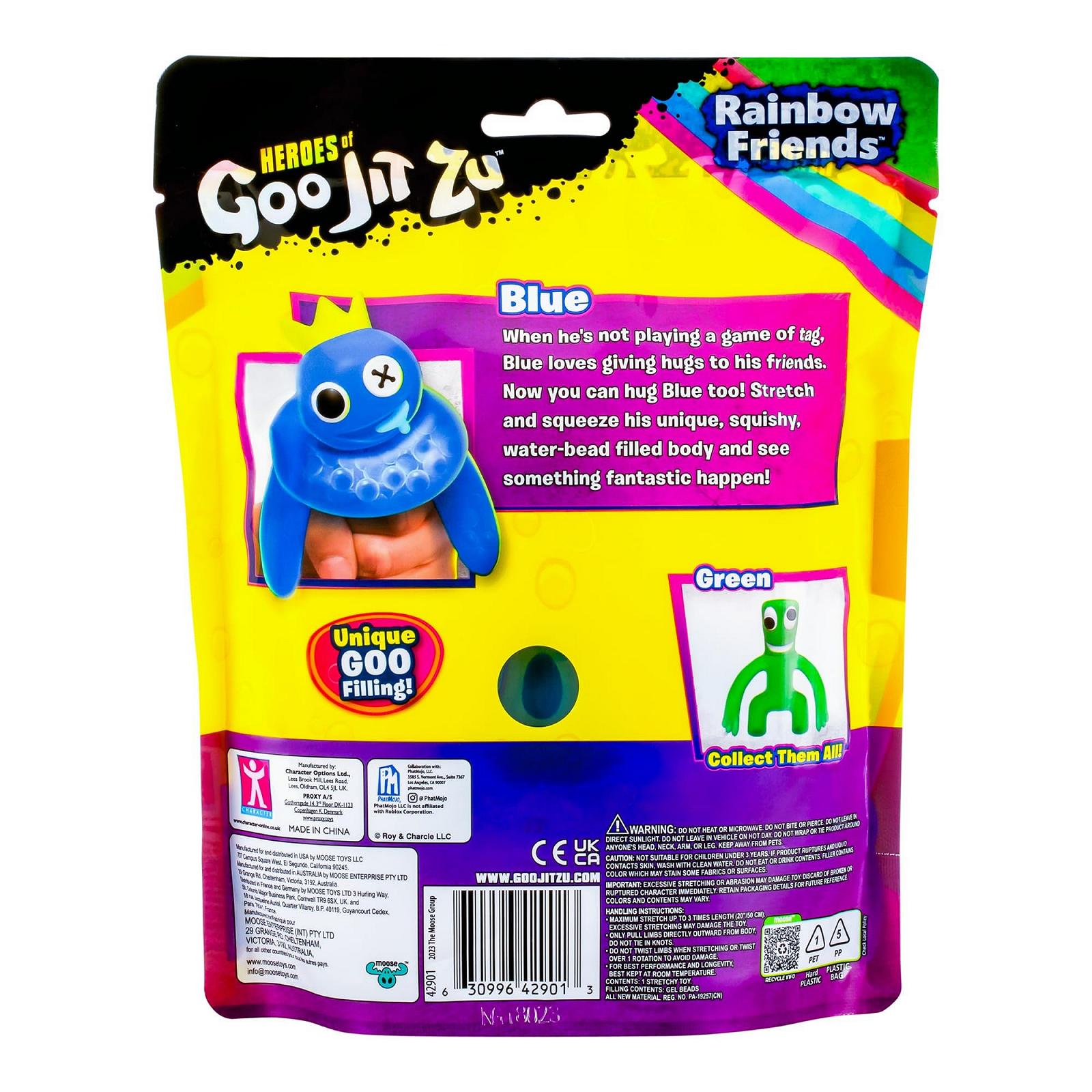 Фигурка Heroes of Goo Jit Zu Rainbow Friends Blue, фото №6