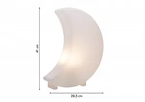 Настільна лампа 8 seasons Design Shining Moon LED Moon 40 см 15 кольорів Біла synthetic.ua - Фото 1