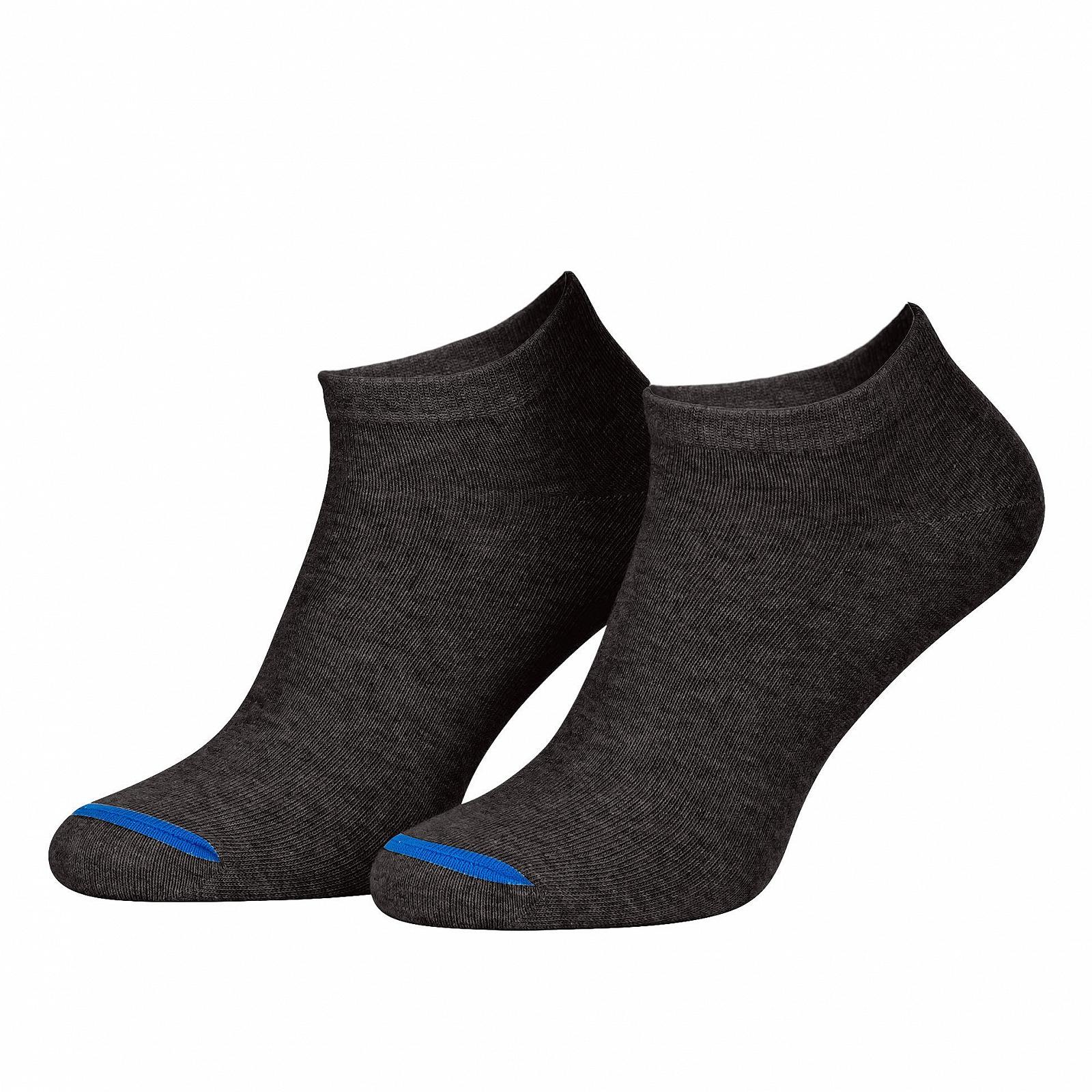 Носки Спортивные Хлопковые Бесшовные с Сортировочным Устройством Черный Серый Белый Неоновые Детали Короткие Унисекс, фото №2