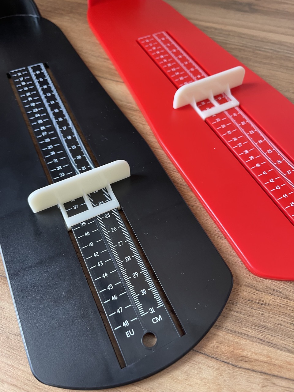 Линейка-стелька для измерения ступней Leluno Измеритель стопомер размера обуви ребенка и взрослых до 31 см 2 шт, фото №3