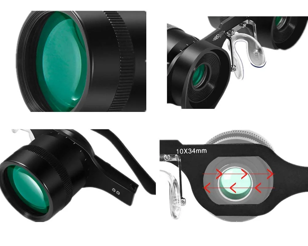 Бінокль-окуляри DPLUS для риболовлі професійний 10x, фото №2