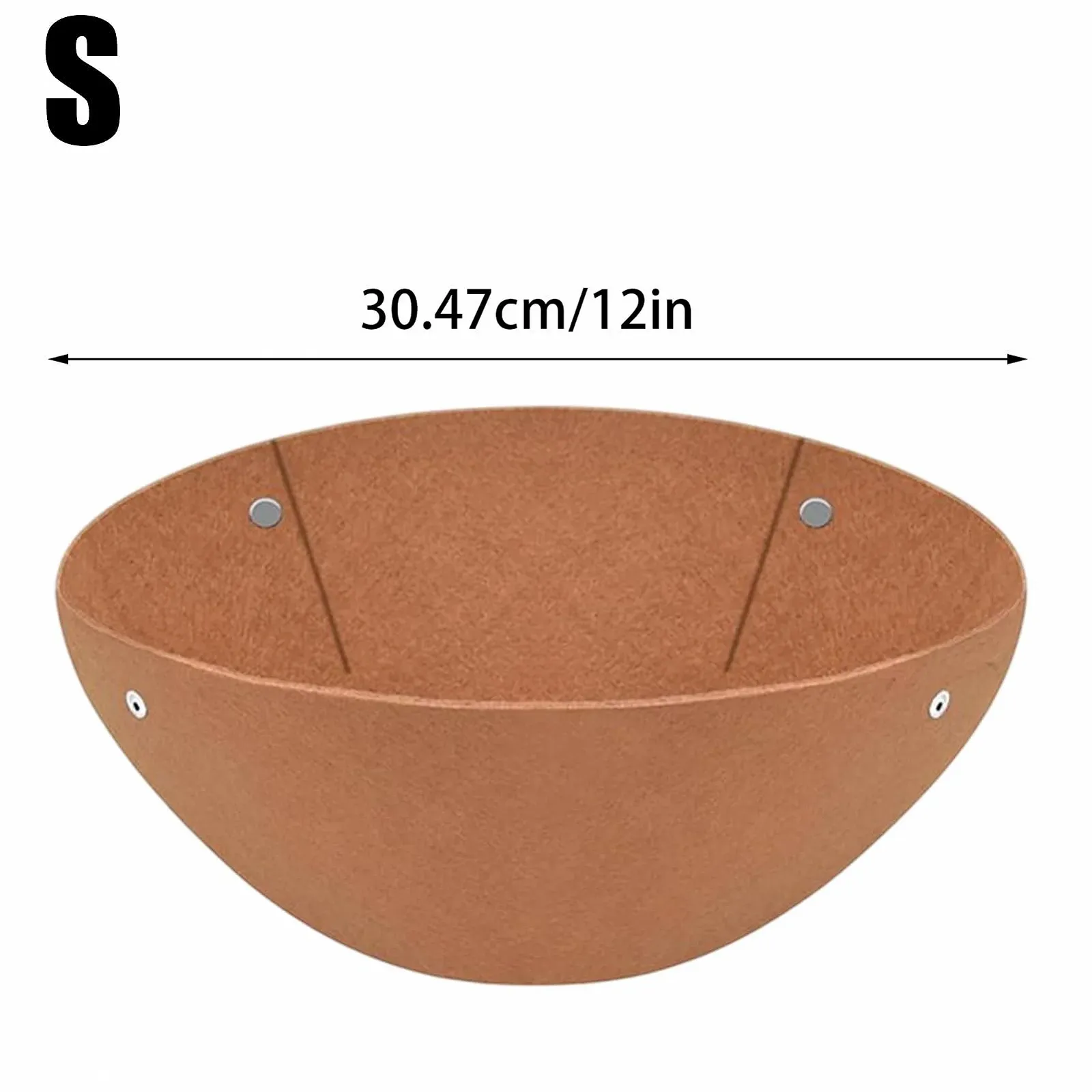 Вкладиші для підвісних кошиків Filz-Hängekorbeinlagen Круглі повстяні Set mit 3, фото №6