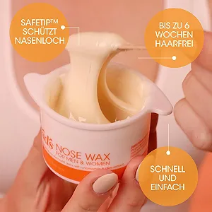 Набор для депиляции воском Nad's Nose Hair Wax для носа synthetic.ua - Фото 1