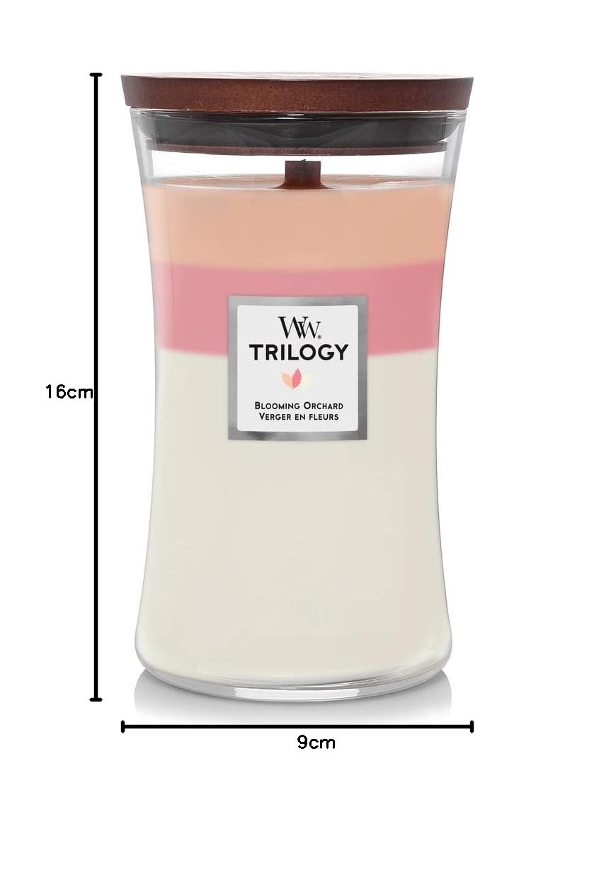 Свічка WoodWick Trilogy Blooming Orchard Велика 609.5 г, фото №4 Свічка WoodWick Trilogy Blooming Orchard Велика 609.5 г, фото №4