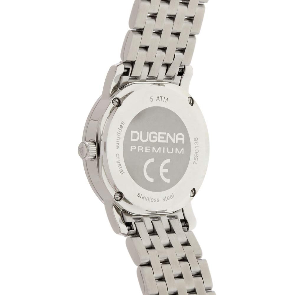 Женские Кварцевые Часы Dugena Rondo Petit Stone Перламутровый Циферблат, Корпус из Нержавеющей Стали, Безель с 54 Кубическими Циркониями, Сапфировое Стекло, Браслет из Нержавеющей Стали, Двойная Складная Застежка, 5 Бар, фото №2 Женские Кварцевые Часы Dugena Rondo Petit Stone Перламутровый Циферблат, Корпус из Нержавеющей Стали, Безель с 54 Кубическими Циркониями, Сапфировое Стекло, Браслет из Нержавеющей Стали, Двойная Складная Застежка, 5 Бар, фото №2