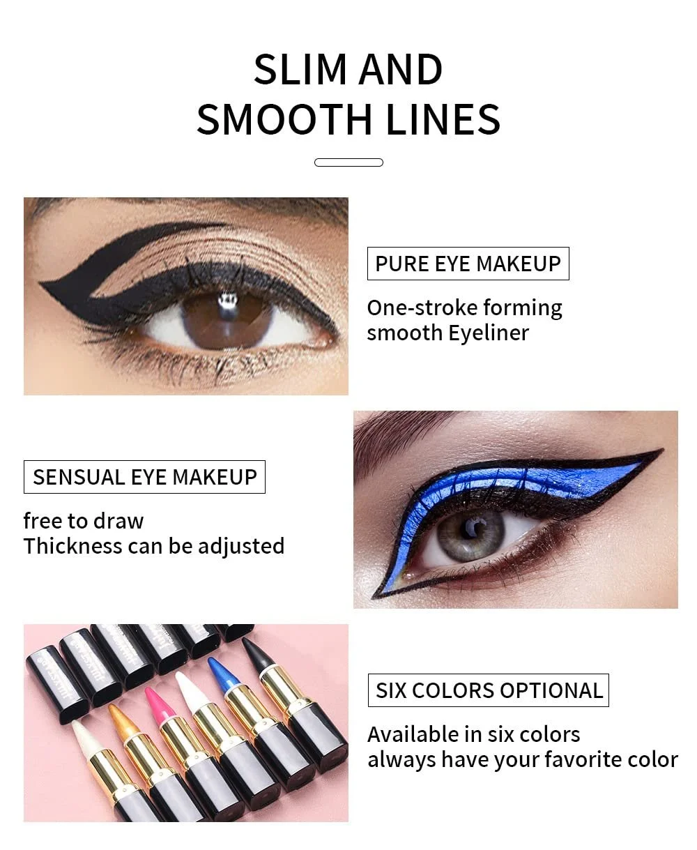 Карандаш для глаз Interookie Кремовая, Водостойкий и маслостойкая, фото №7