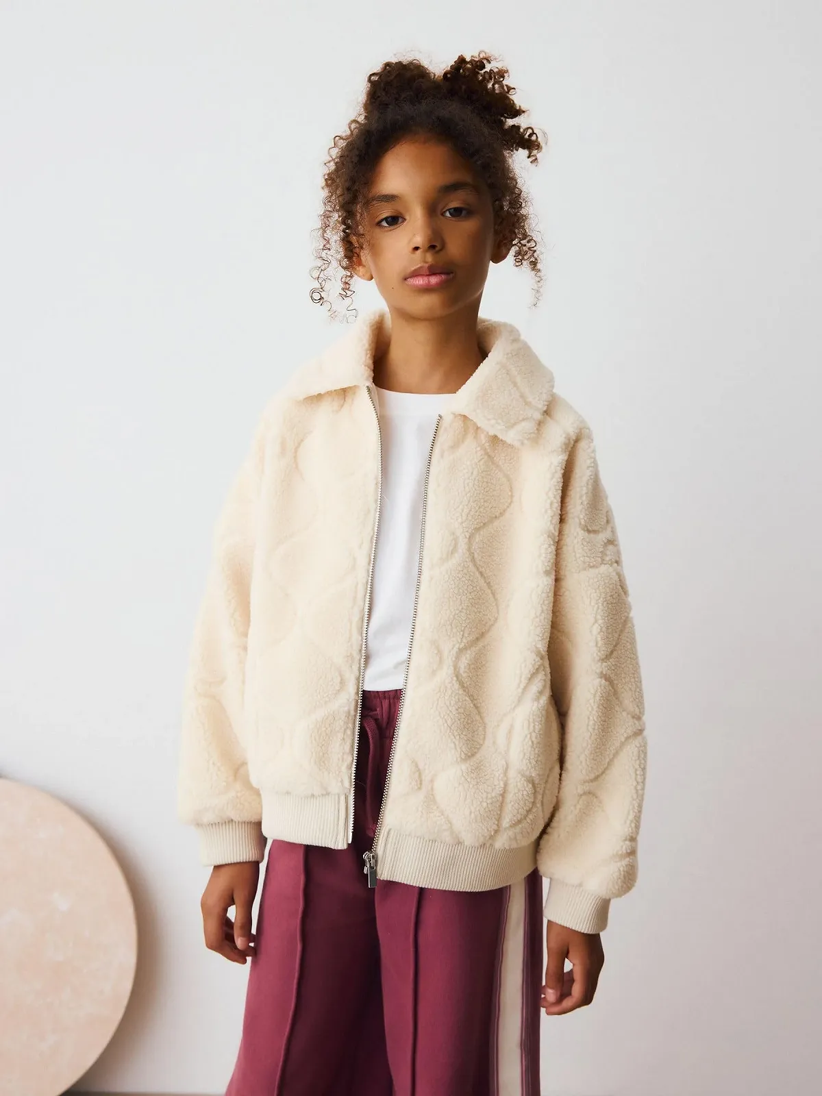 Флисовая куртка NEXT для девочки с узором, фото №8